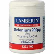 Lamberts Selenium 200mcg met vitamine A C E 100tb