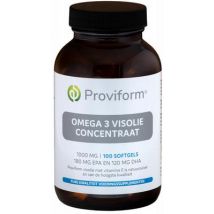 Proviform Omega 3 visolie concentraat 1000 mg 100sft