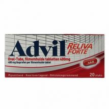 Advil Reliva 400mg ovaal blister 20drg