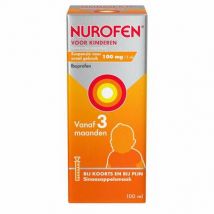 Nurofen Suspensie kind 100 mg/5 ml sinaasappel suikervrij 100ml