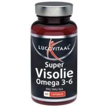 Lucovitaal Super visolie omega 3-6 60ca