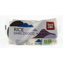 Lima Rijstwafels pure chocolade bio 100g