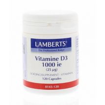 Lamberts Vitamine D3 1000IE/25mcg 120ca