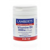 Lamberts Vitamine D3 3000IE/75mcg 120ca