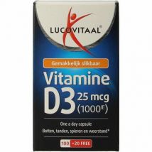 Lucovitaal Vitamine D3 25mcg 120ca