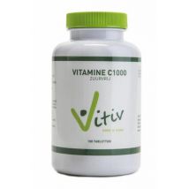 Vitiv Vitamine C1000 zuurvrij 100tb