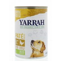 Yarrah Hond pate met kip bio 400g