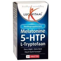 Lucovitaal Melatonine L-tryptofaan 0.1mg 30tb