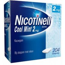 Nicotinell Kauwgom cool mint 2 mg 204st