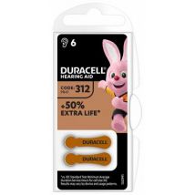 Duracell Hearing aid nummer 312 6st