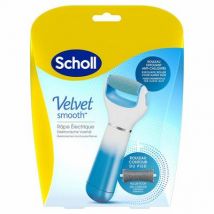 Scholl Velvet smooth start electronische voetvijl blauw 1st