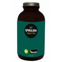 Hanoju Spirulina 400mg glas flacon bio 800tb