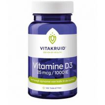 Vitakruid Vitamine D3 25 mcg / 1000 IE 120tb