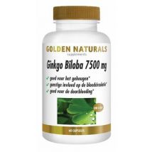 Golden Naturals Ginkgo biloba 7500mg 60ca