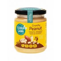 Terrasana Pindakaas crunchy zonder zout bio 250g