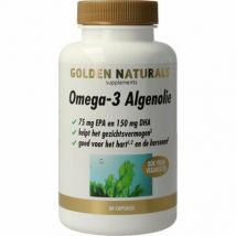 Golden Naturals Omega 3 algenolie liquid capsules 60ca