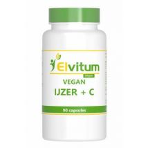 Elvitaal/elvitum IJzer met vitamine C vegan 90ca