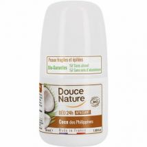 Douce Nature Deodorant roll on met kokos 24h bio 50ml