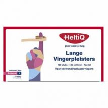 Heltiq Vingerpleister lang textiel 180 x 20mm 100st