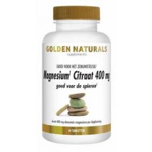 Golden Naturals Magnesium citraat 400mg 180tb