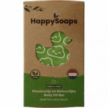 Happysoaps Baby & kids body oil bar aloe you very much 60g
