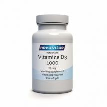 Nova Vitae Vitamine D3 1000/25mcg 360sft