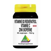 SNP Vitamine B3 resveratrol gebufferde vitamine C zink 30vc