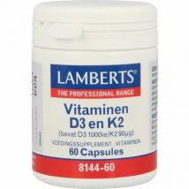Lamberts Vitamine D3 1000IE en K2 90mcg 60ca