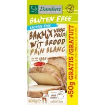 Damhert Bakmix wit glutenvrij 400g