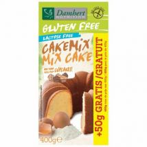 Damhert Cakemix glutenvrij met 50 gram gratis 400g