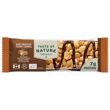 Taste Of Nature Dark chocolate peanut caramel bio 40g