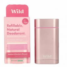 Wild Natural deodorant pink case & jasmine mandarin 40g