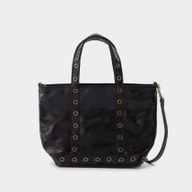 Small Tote Bag in Black Leather