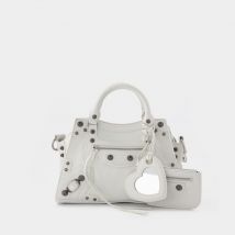 Neo Cagole Bag XS in White Leather