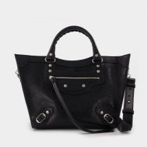 Neo Classic Leather Tote Bag Arena Black