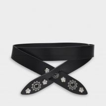 Lecce Belts in Black Leather