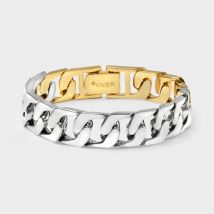 Sharpen Chain Bracelet Medium in Gold Plaqued Brass