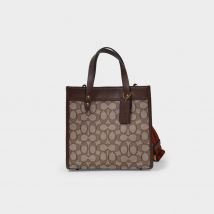Field Tote in Beige Canvas