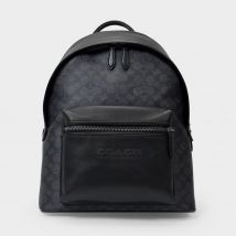 Charter Backpack in Black Canvas