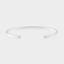 Le 7g Ribbon Bracelet in Brusched Silver