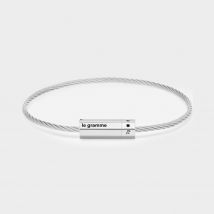 Le 7g Octagon Cable Bracelet in Silver