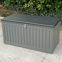 Easylife Outdoor Garden Storage Box Black + Grery