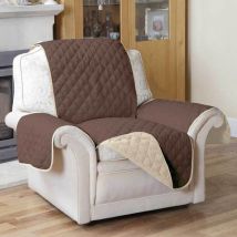 Easylife 2 Seat Sofa Wine/camel Furniture Protector