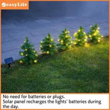 Easylife Solar Xmas Lights, Size Set of 5 | Christmas Gifts