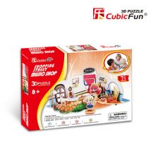 Puzzle 3D - Magasin de musique (Difficulté : 4/8)