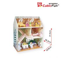 Puzzle 3D - Maison de Poupées de rêve - Difficulté : 4/8