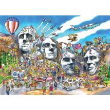DoodleTown : Mount Rushmore