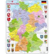 Puzzle Cadre - Carte de l'Allemagne (en Allemand)