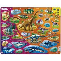Puzzle Cadre - Dinosaures (en Hollandais)
