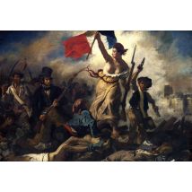 Pièces XXL - Delacroix Eugène : La Liberté Guidant le Peuple, 1830